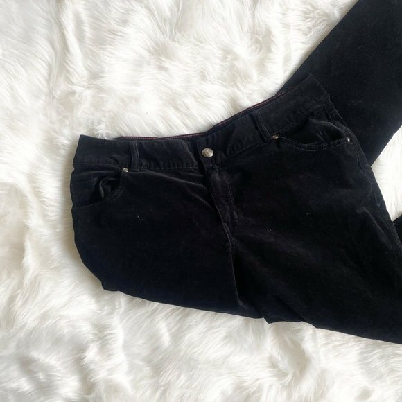 Lane Bryant black corduroy pants - Picture 2 of 6